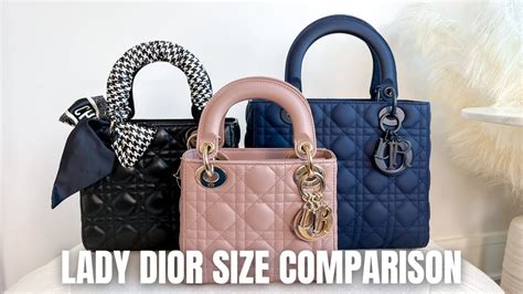 red lady dior medium|Lady Dior medium vs small.